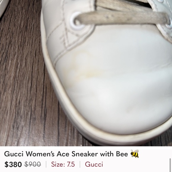 Gucci Women’s Ace Sneaker with Bee 🐝 - Picture 10 of 10